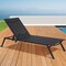 Adjustable Outdoor Patio Lounge Chaise Armless Sling Chair Folding Design